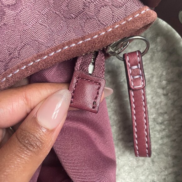 RARE Vintage Coach Plum/Pink Soho Hobo Mini Shoulder Bag 2154 - Picture 12 of 16